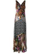 Etro Multi-print Maxi Dress, Women's, Size: 42, Silk