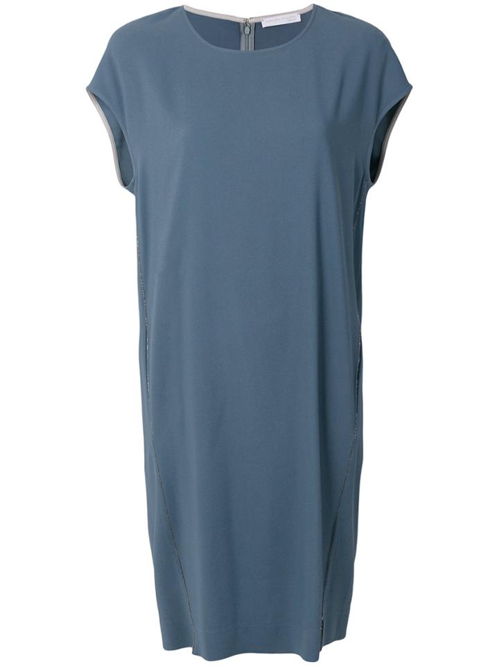 Fabiana Filippi Short Sleeve Dress - Blue