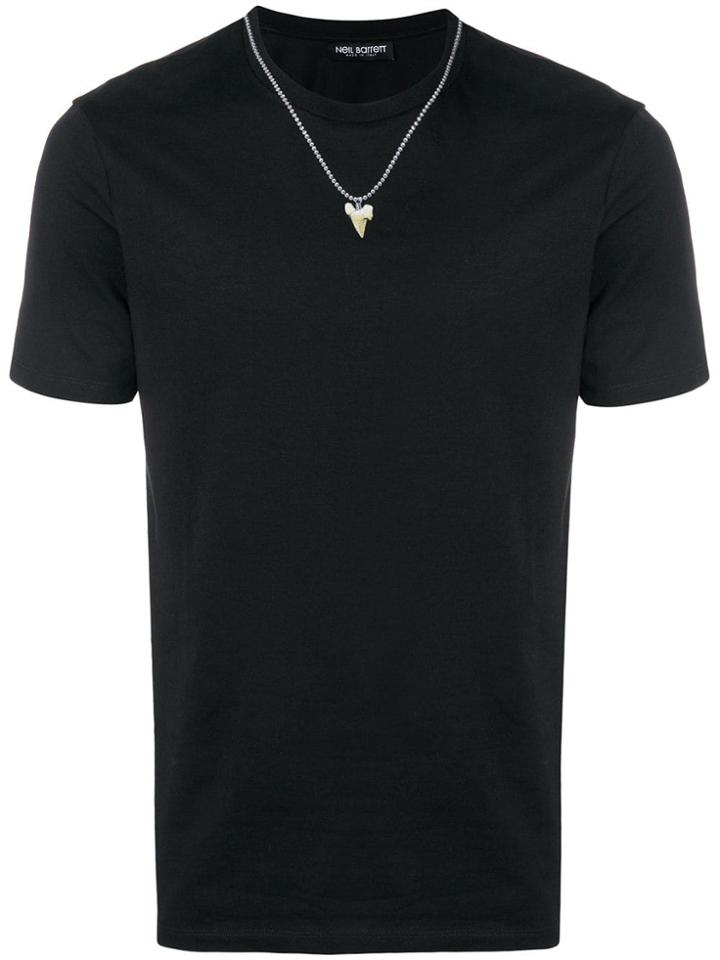 Neil Barrett Necklace Appliqué T-shirt - Black