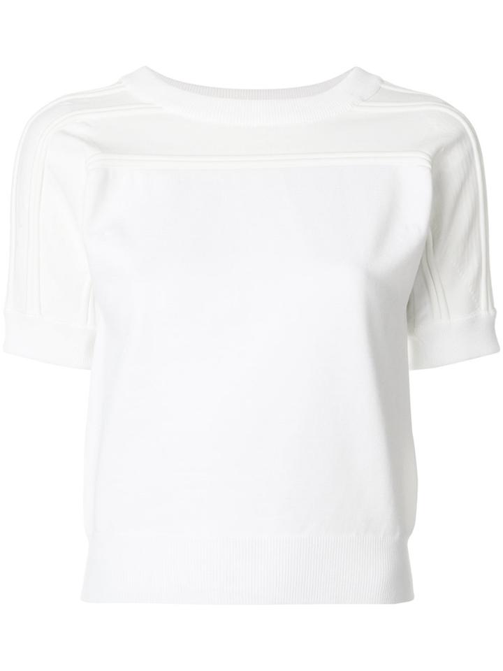 Sonia Rykiel Milano Knit Shortsleeved Jumper - White