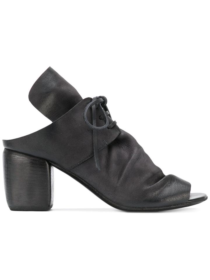 Marsèll Laced Open Toe Sandals - Black