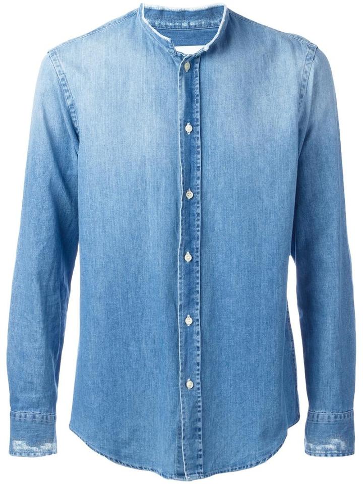Dondup Deo Shirt, Men's, Size: Small, Blue, Cotton