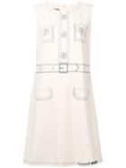 Boutique Moschino Tromp L'oeil Dress - White