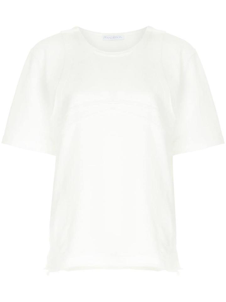 Jw Anderson Loose Fitted T-shirt - White