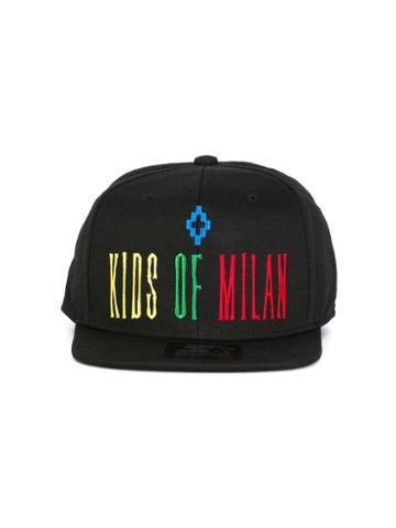 Marcelo Burlon County Of Milan Kids Logo Cap, Boy's, Black