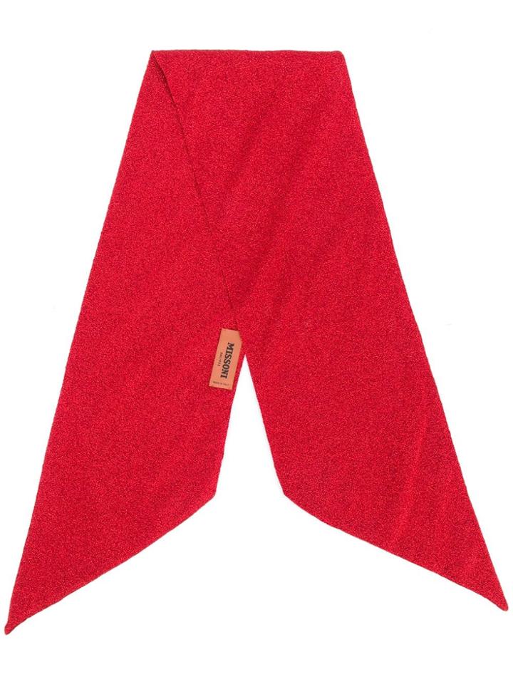 Missoni Lurex Scarf - Red