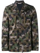 Valentino 'camustars' Military Jacket - Green