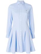 Polo Ralph Lauren Pleated Shirt Dress - Blue