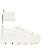 Fenty X Puma Ankle Strap Platform Sneakers - White