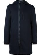 Emporio Armani Zipped Hooded Coat