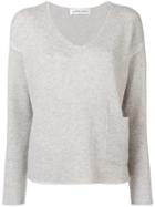 Lamberto Losani Long-sleeve Fitted Sweater - Nude & Neutrals