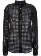 Anthony Vaccarello Perforated Shirt
