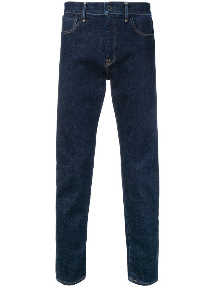 Estnation - Slim-fit Cropped Jeans - Men - Cotton/polyester/polyurethane - S, Blue, Cotton/polyester/polyurethane