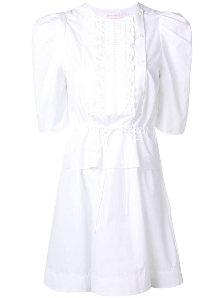 See By Chloé Ruffle-trimmed Short Dress - White