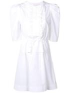 See By Chloé Ruffle-trimmed Short Dress - White