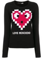 Love Moschino Heart Sweater - Black