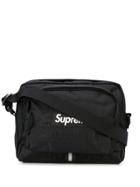 Supreme Shoulder Crossbody Logo Bag - Black