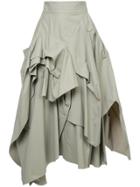 Maticevski Gathered Skirt - Grey
