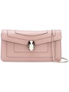 Bulgari Serpenti Cross Body Bag, Women's, Pink/purple, Calf Leather/metal (other)