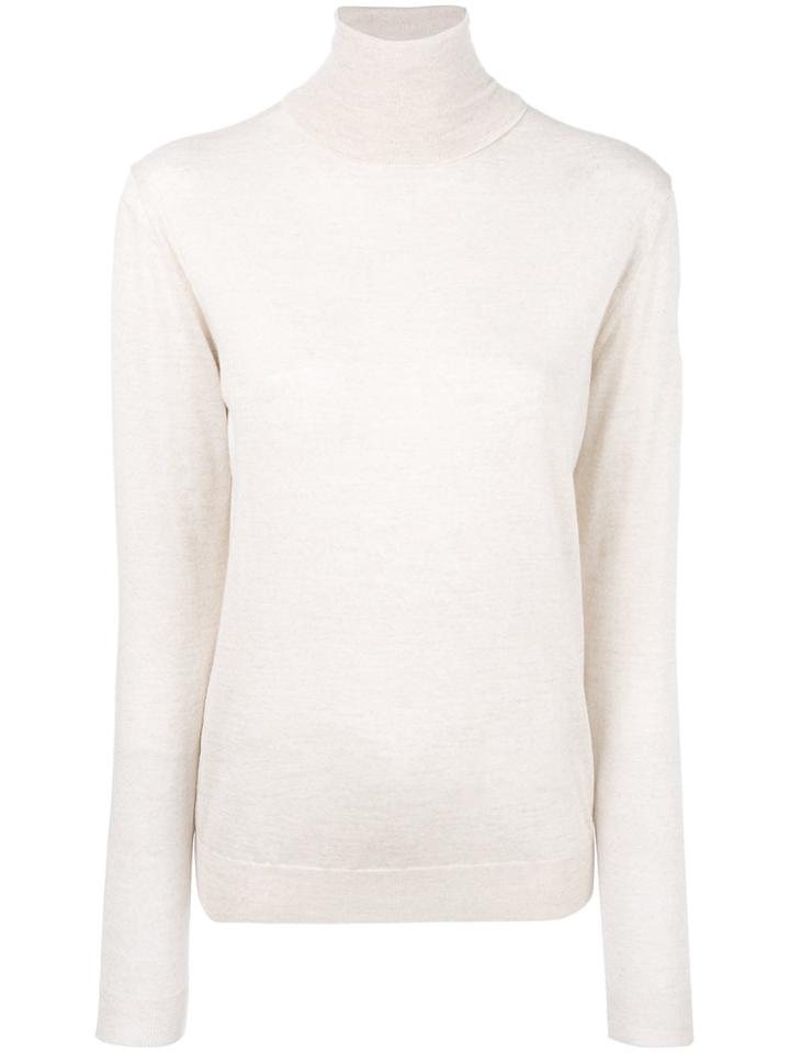 Stella Mccartney Turtle Neck Sweater - Nude & Neutrals
