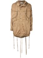 Faith Connexion Casual Worn-effect Coat - Brown