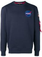 Alpha Industries Crew Neck Sweatshirt - Blue