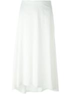 Dorothee Schumacher Flared Midi Skirt, Women's, Size: 4, White, Cotton