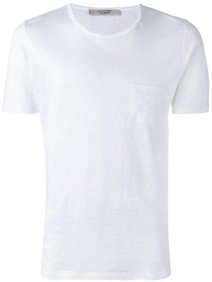La Fileria For D'aniello Chest Pocket T-shirt - White