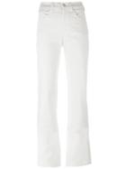 Armani Jeans Flared Jeans, Women's, Size: 27, Nude/neutrals, Cotton/spandex/elastane