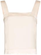 Usisi Gail Square Neck Top - White