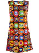 Moschino Fruit Machine Print Dress - Black