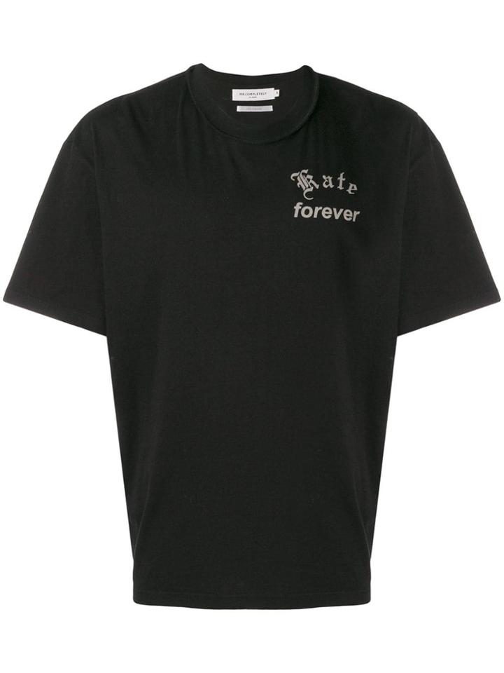 Mr. Completely Printed Front T-shirt - Black