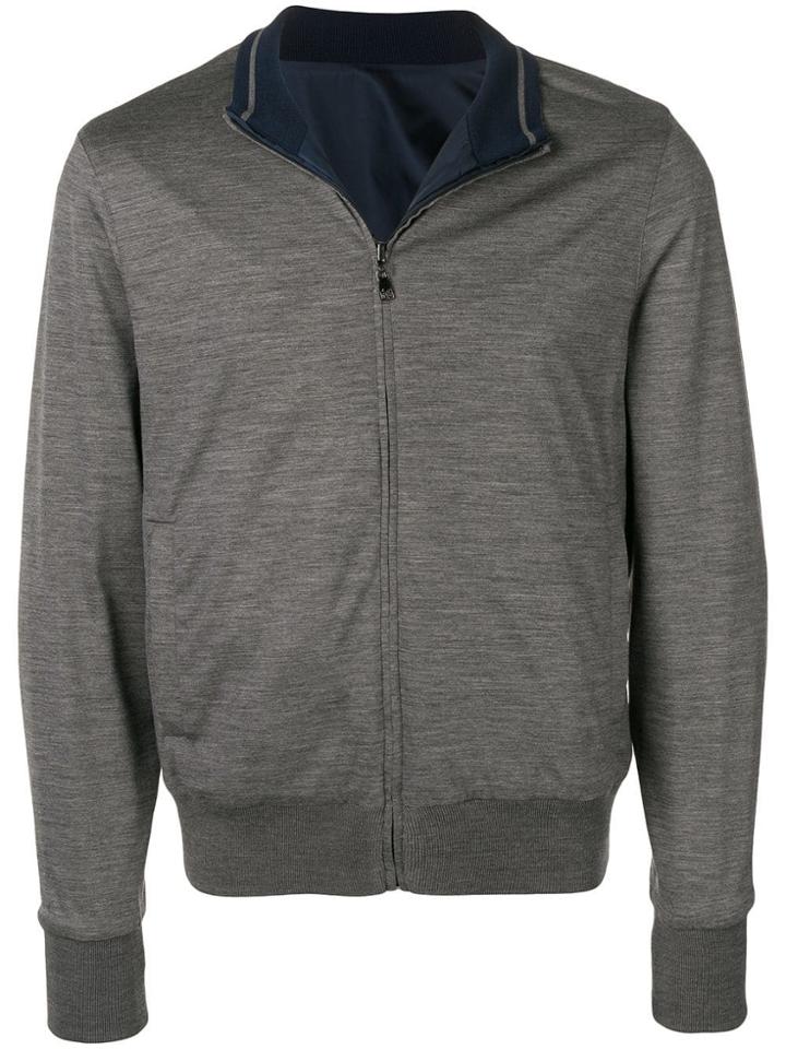 Corneliani Reversible Zip-up Jacket - Blue