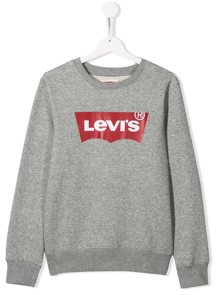 Levi's Kids Teen Logo Print Sweatshirt - Grey