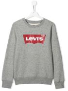 Levi's Kids Teen Logo Print Sweatshirt - Grey