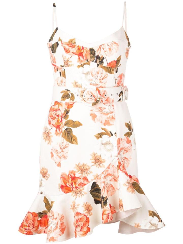 Nicholas Floral Day Dress - White