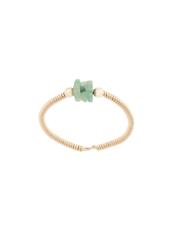 Petite Grand Maya Bay Ring (jade) - Gold