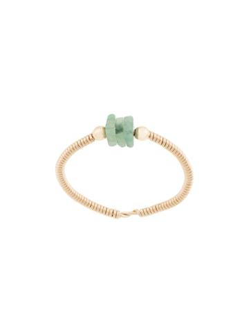 Petite Grand Maya Bay Ring (jade) - Gold