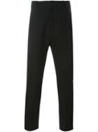 Ann Demeulemeester Flap Pocket Trousers, Men's, Size: Large, Black, Cotton
