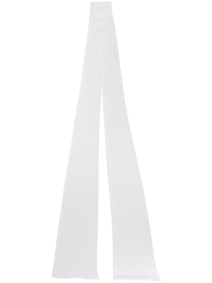 Styland Pussy Bow Scarf - White