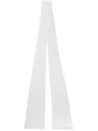 Styland Pussy Bow Scarf - White