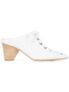 Derek Lam Nova Lace-up Slide - White
