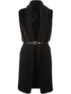 Liska Cashmere Fur Gilet, Women's, Size: Small, Black, Mink Fur/cashmere