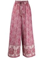 Zimmermann Paisley Trousers - Pink