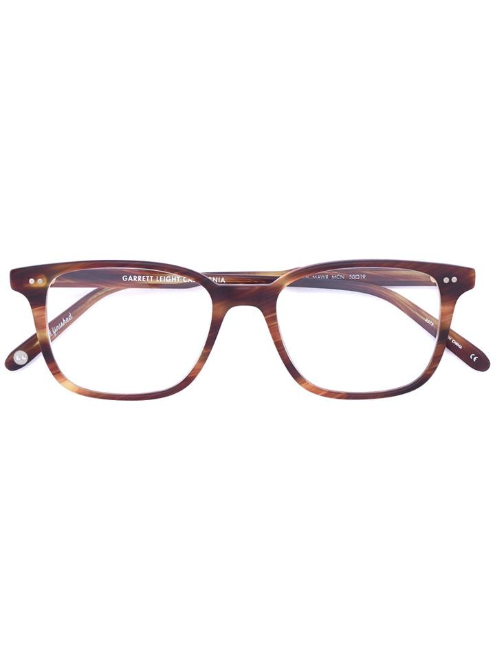 Garrett Leight - Bryn Mawr Glasses - Unisex - Acetate - 50, Brown, Acetate