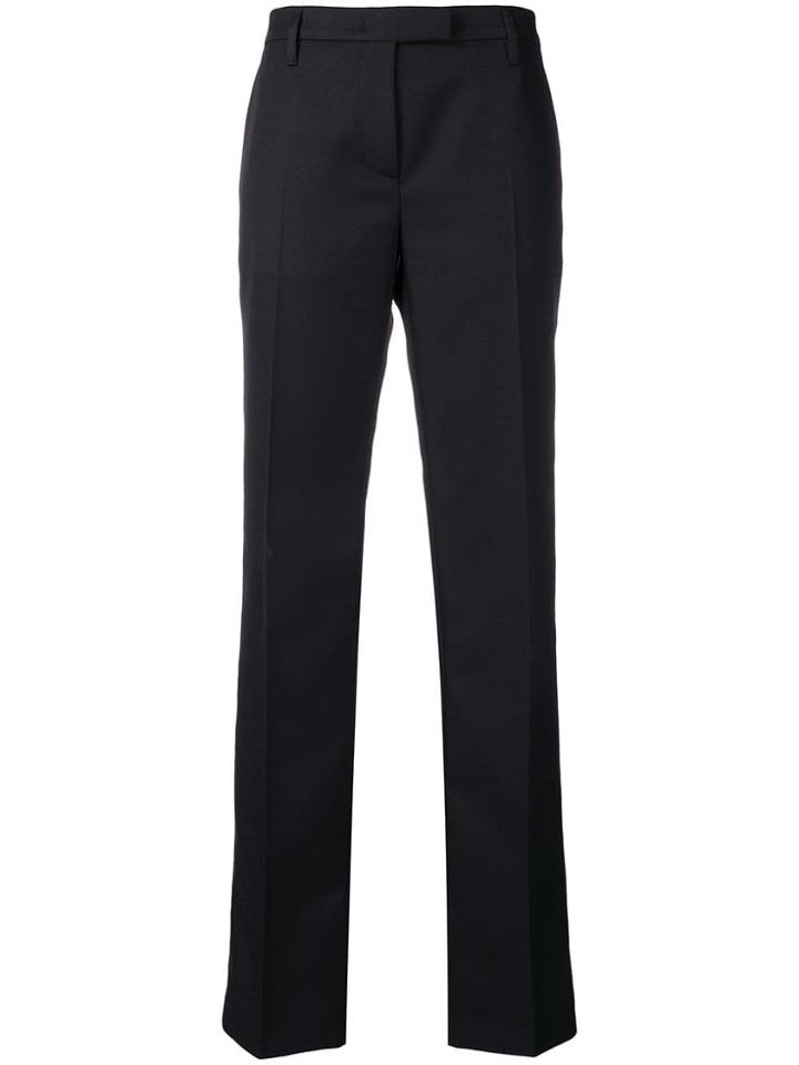 Prada Mid-rise Flared Trousers - Black
