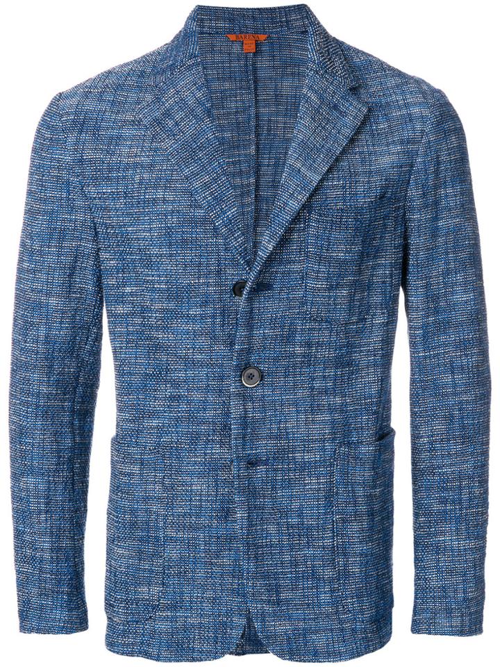 Barena Tweed Blazer - Blue