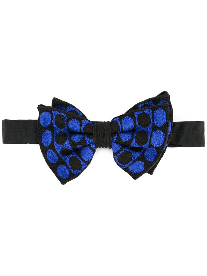 Jupe By Jackie Embroidered Bow-tie - Black