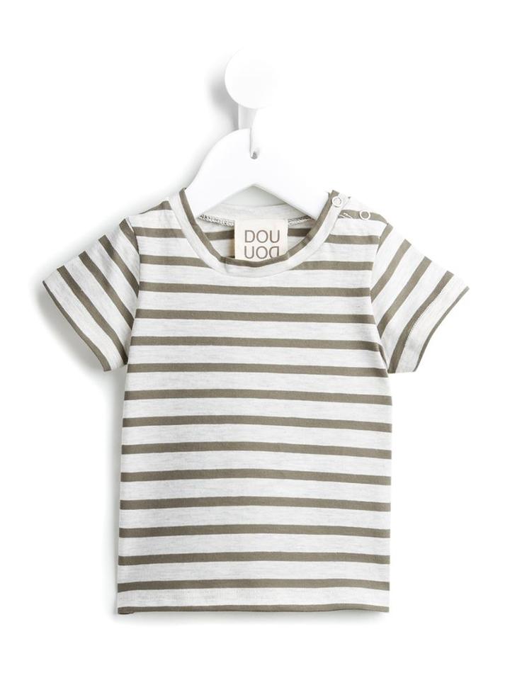 Douuod Kids - 'garage' T-shirt - Kids - Cotton - 6 Mth, Green