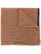 Faliero Sarti 'millo' Scarf, Adult Unisex, Brown, Silk/modal/cashmere/virgin Wool